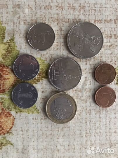 Монеты разные