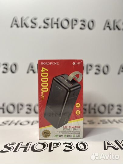 Power bank 40.000mAh быстрой зарядкой 30W