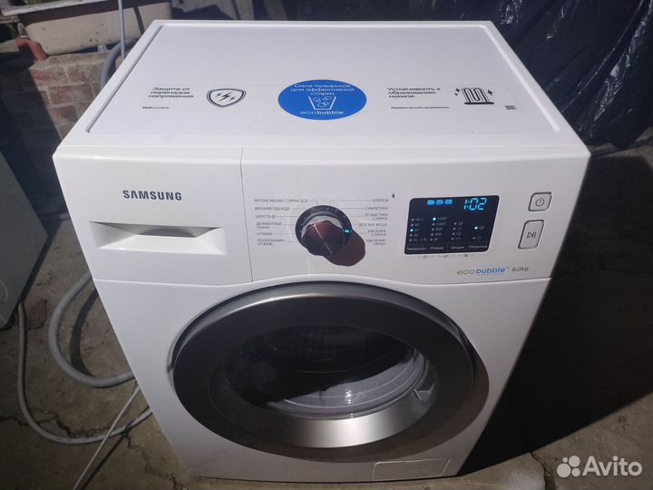 Стиральная машина samsung eco bubble 6 кг
