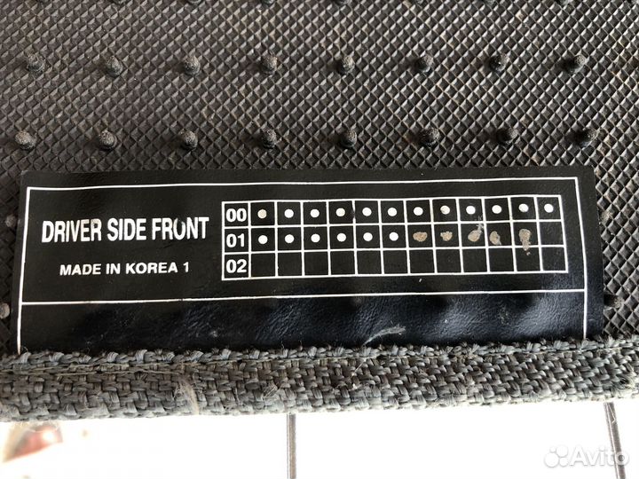 Автомобильные коврики ворсовые Hyundai Sonata