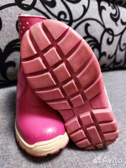 Полусапожки зимние бренд Зебра р. 27