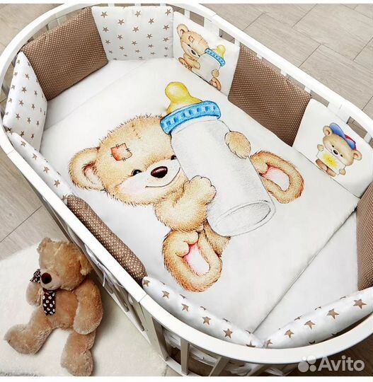 Бортики в кроватку б/у