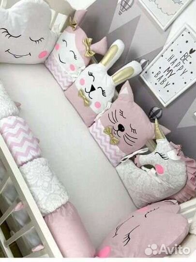 Бортики в детскую кроватку