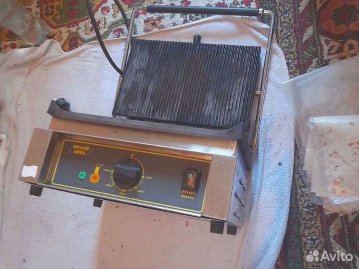 Электрогриль новый