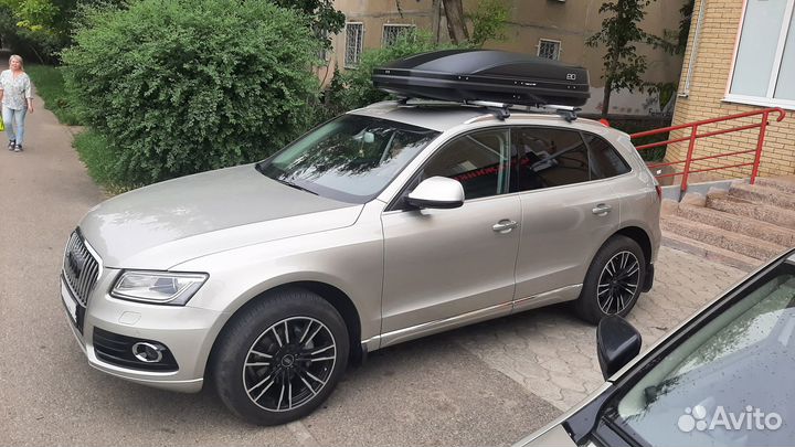 Автобокс на крышу Magnum 390, Черный карбон