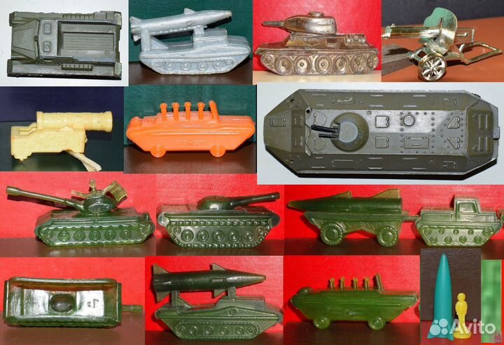 Игрушки СССР техника танки,пушки,тягачи,амфибии и