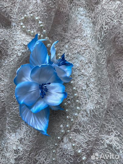 Брошка цветок Нежность