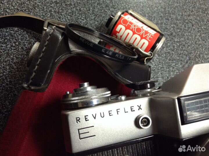 Редкий фотоаппарат Зенит - Revueflex гравировка