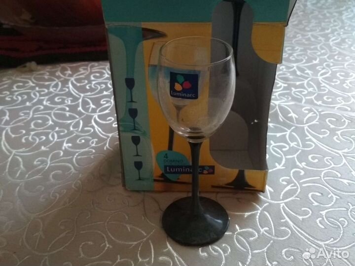 Хрустальные чайные пары, очень милые, новые