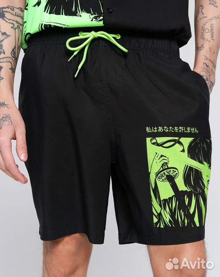 Шорты пляжные