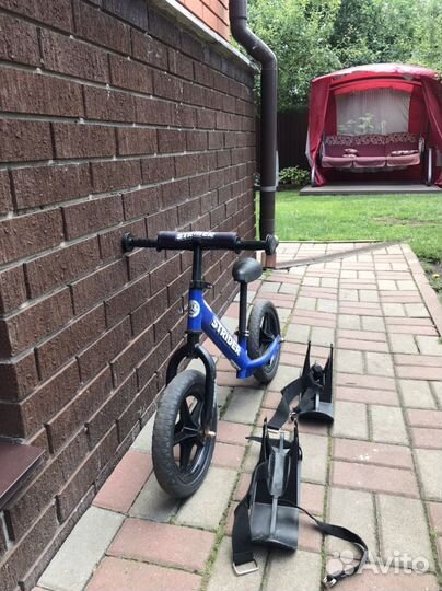 Беговел strider classic с комплектом лыж