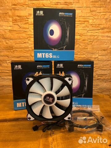 Новая башня кулер 6 теплотрубок TDP 180вт