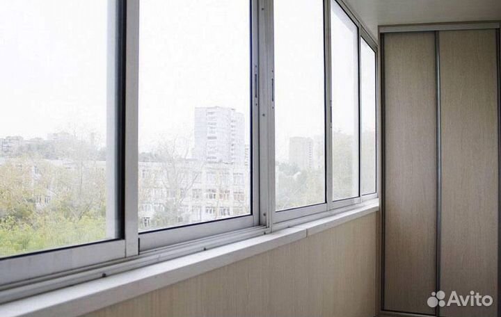 Остекление балконов и лоджий под ключ