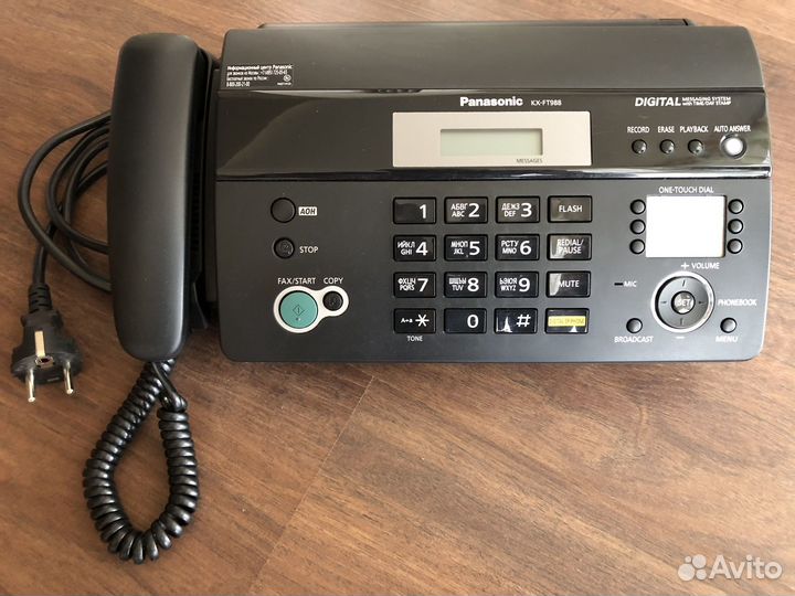 Факс panasonic kx-ft988
