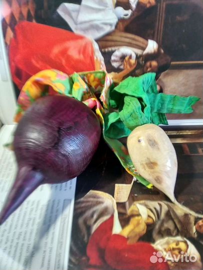 Репка и свёкла деревянные