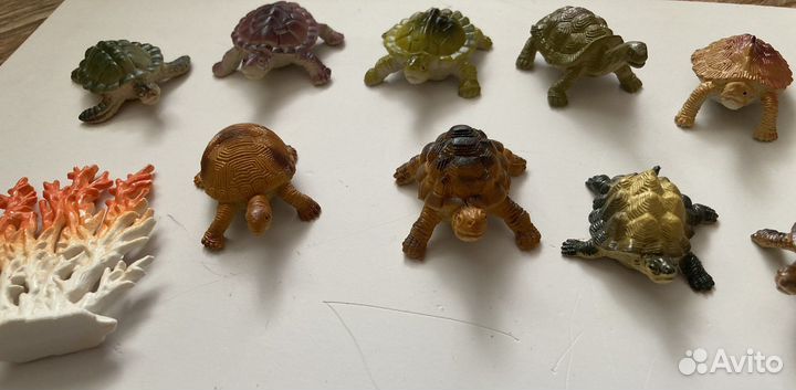 Черепаха - коллекция фигурок из 12 шт