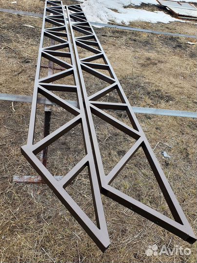 Фермы металлическе конструкции для навесов