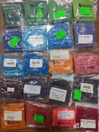 Продам остатки чешского бисера