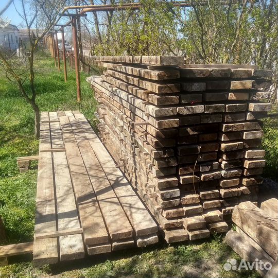Доски и пиломатериалы б/у