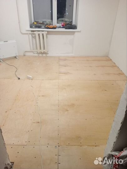 Укладка напольных покрытий