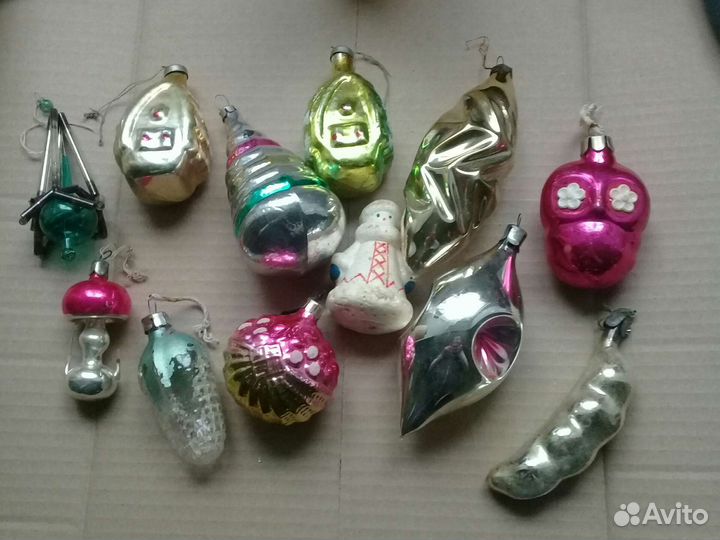Елочные игрушки СССР