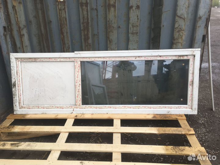 Окна, двери пластиковые бу