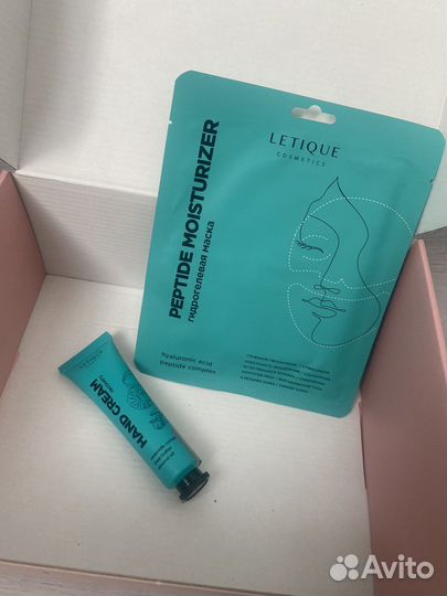 Косметика набор letique. маска,крем для рук