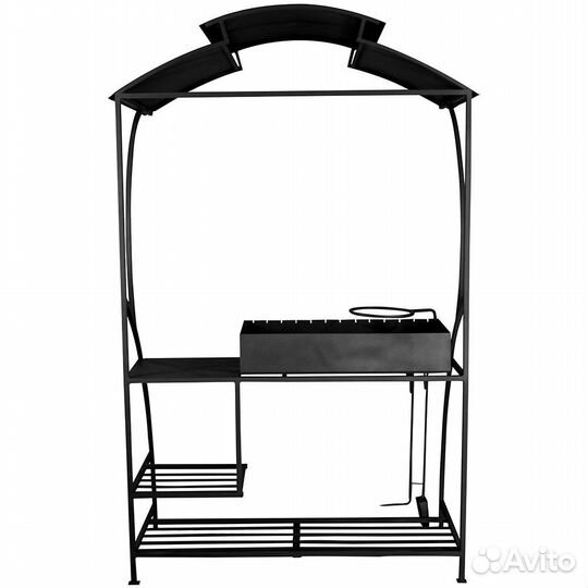 Мангал с крышей