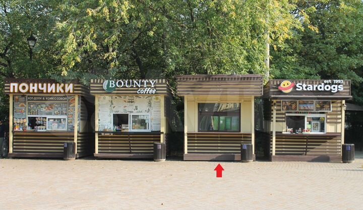 Общепит в парке Фили, 9 м²