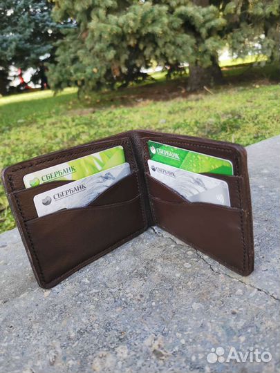Портмоне мужской натуральная кожа ручная работа