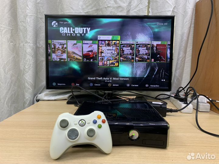 Xbox 360 slim freeboot + 250GB