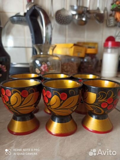 Посуда хохлома разная