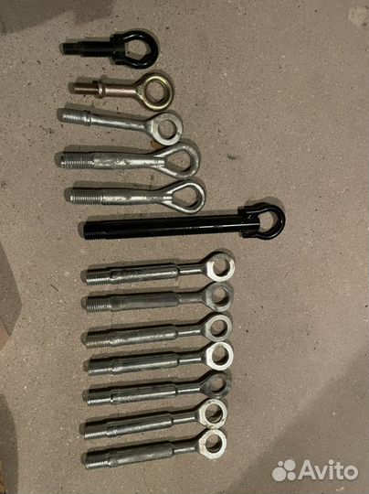 Буксировочный крюк, бугель, ухо, серьга