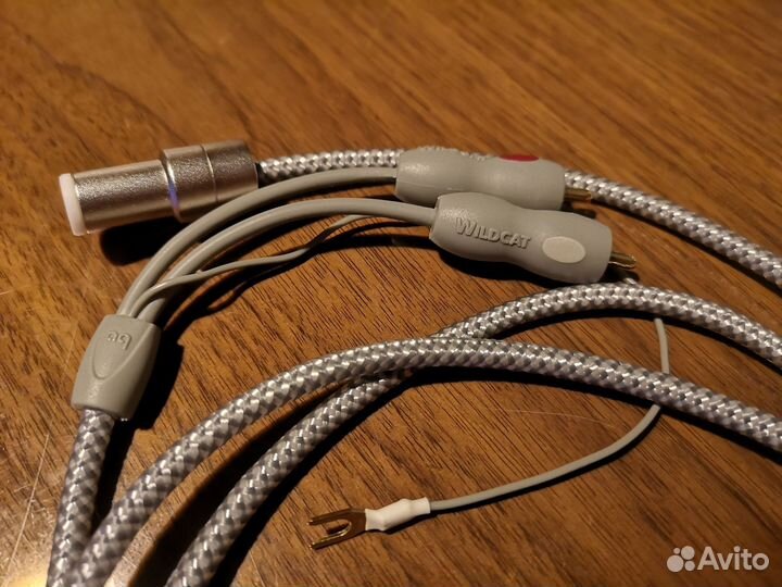 Кабель для тонарма AudioQuest Wild Cat din-rca