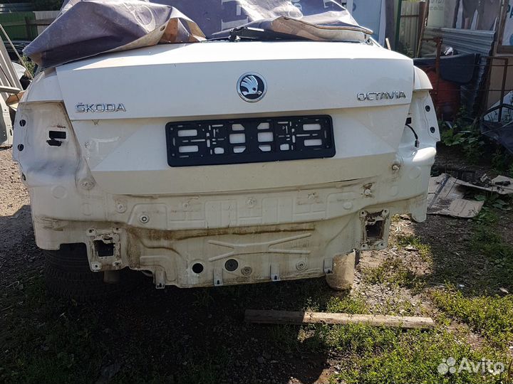 Лонжерон передний четверть skoda Octavia a7