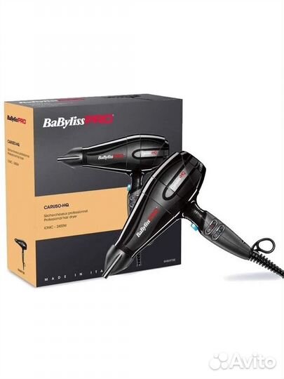 Профессиональный фен BaByliss Pro Caruso Ionic