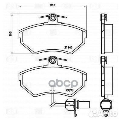 PF 4164 Колодки тормозные audi A4 1.6/1.8/1.9D