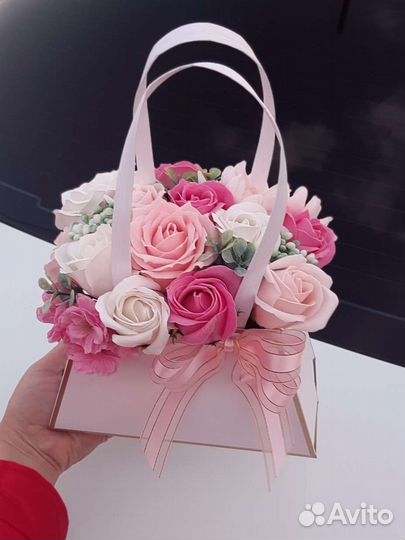 Букет цветов из мыла