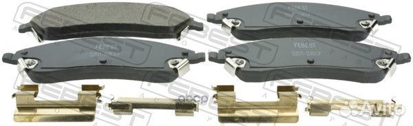 Колодки тормозные cadillac SRX 04-08 передние к