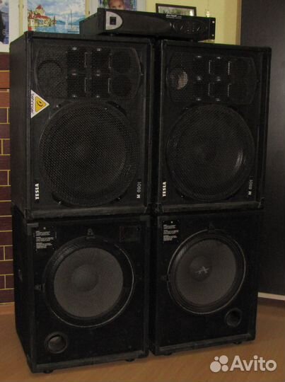 Колонки FA 1080-2160W 4ш Pro C-Mark Сабы Усилитель