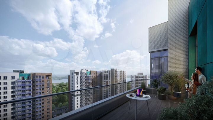 1-к. квартира, 52,3 м², 15/17 эт.