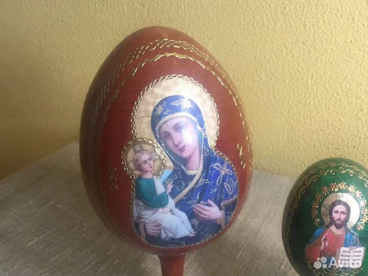 Яйцо пасхальное деревянное набор