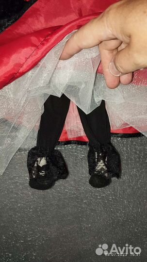 Текстильная Кукла Кармен интерьерная