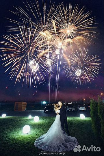 Салют на Свадьбу День Рождения Юбилей Новый год