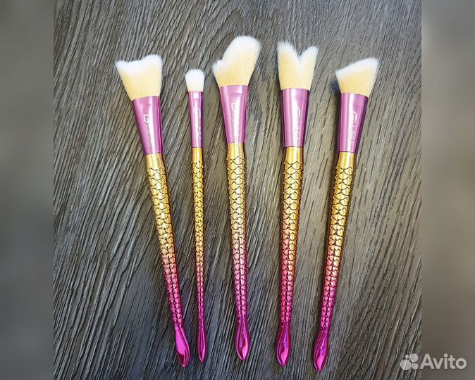 Новые Кисти для макияжа Хвост русалки, красивые