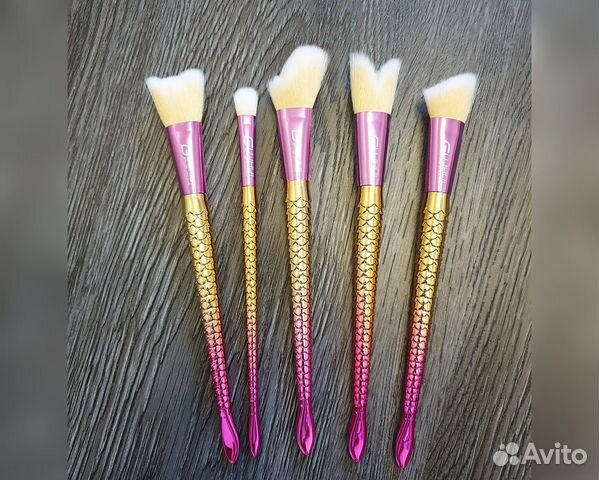 Новые Кисти для макияжа Хвост русалки, красивые