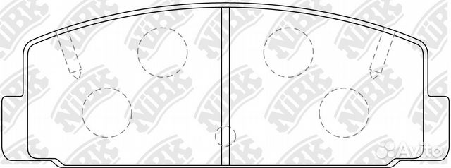 Колодки торм.зад