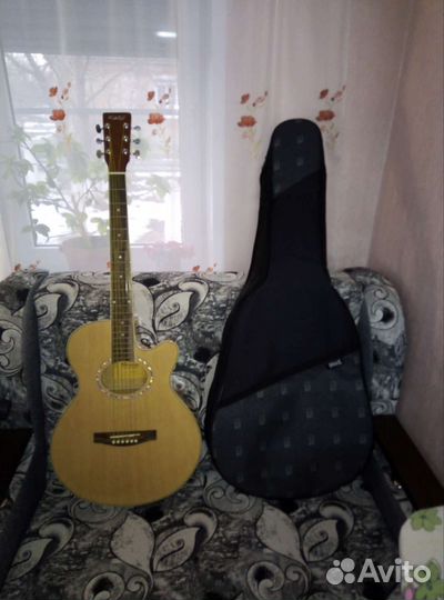 Гитара с зимним чехлом