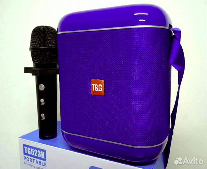 Колонка + Караоке + Микрофон + Рeмень + Гарантия