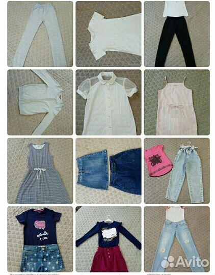 Вещи для девочки пакет р 134-140, 146-152